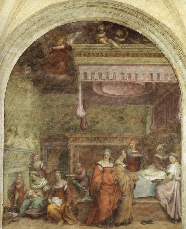 Andrea del Sarto Birth of the Virgin Norge oil painting art